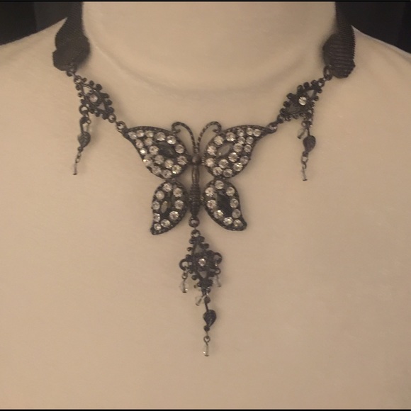 Beautiful Butterfly Necklace. Costume. - Picture 1 of 2